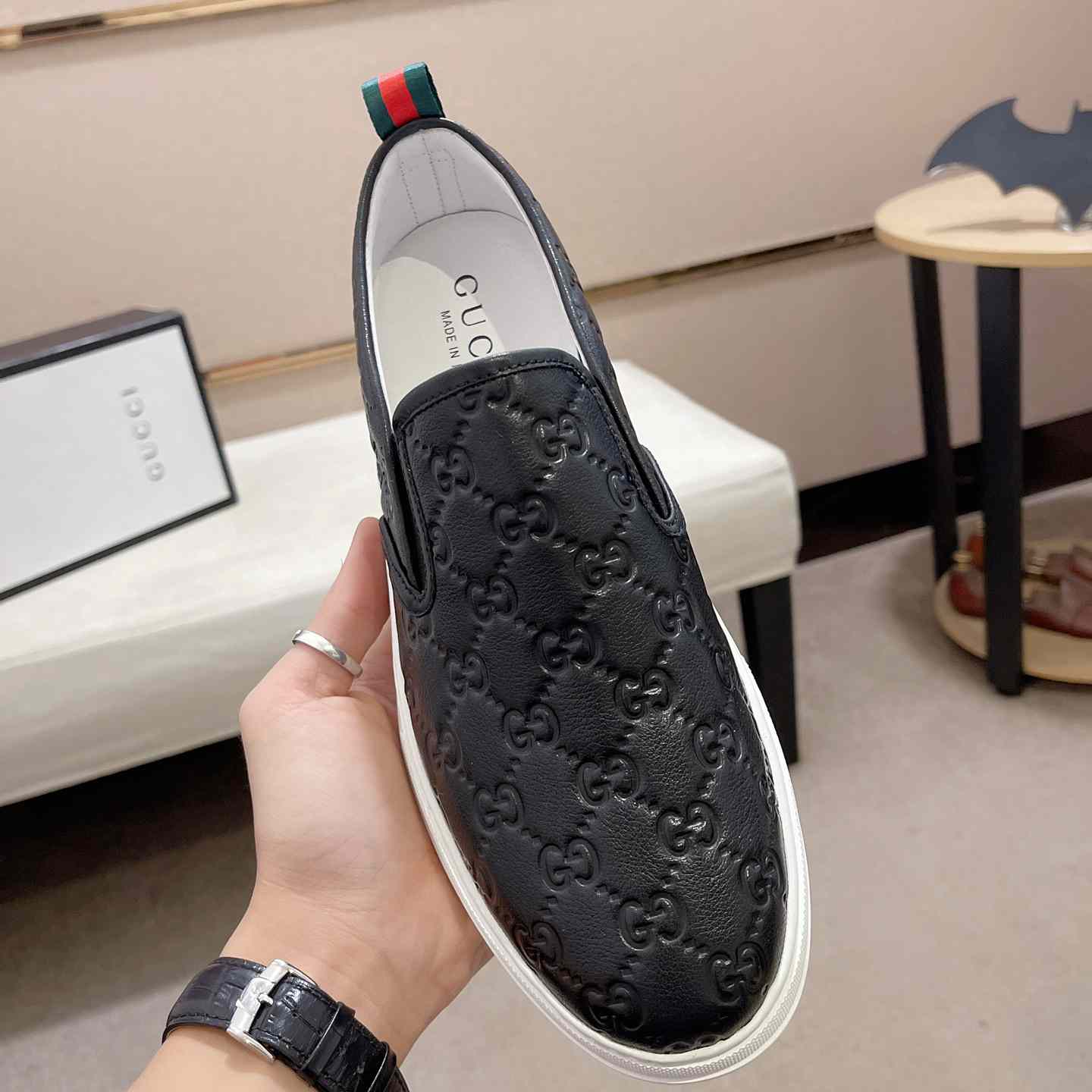 Gucci Signature Slip-on Sneakers - PerfectKickZ