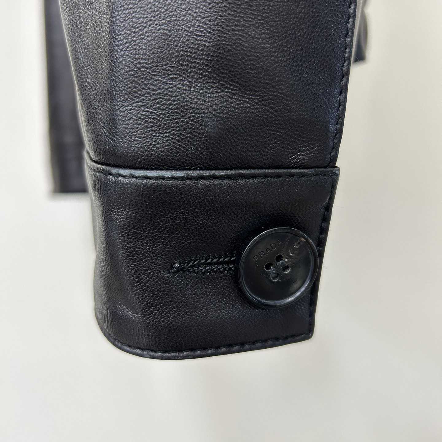 Prada Nappa Leather Blouson Jacket - PerfectKickZ