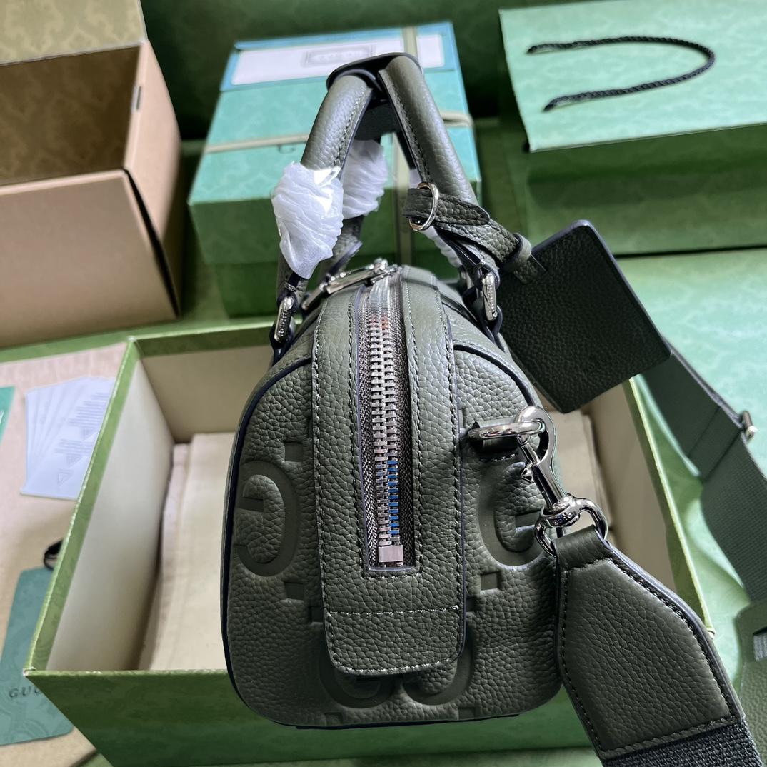 Gucci Jumbo GG Mini Duffle Bag (22-15-12.5cm) - PerfectKickZ