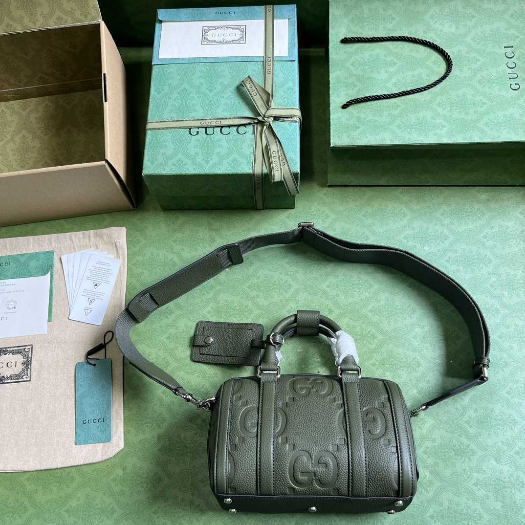 Gucci Jumbo GG Mini Duffle Bag (22-15-12.5cm) - PerfectKickZ
