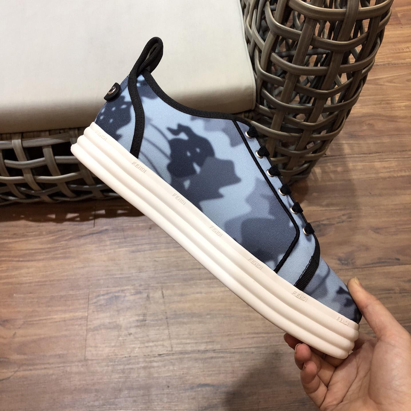 Fendi Rise Canvas Sneaker - PerfectKickZ