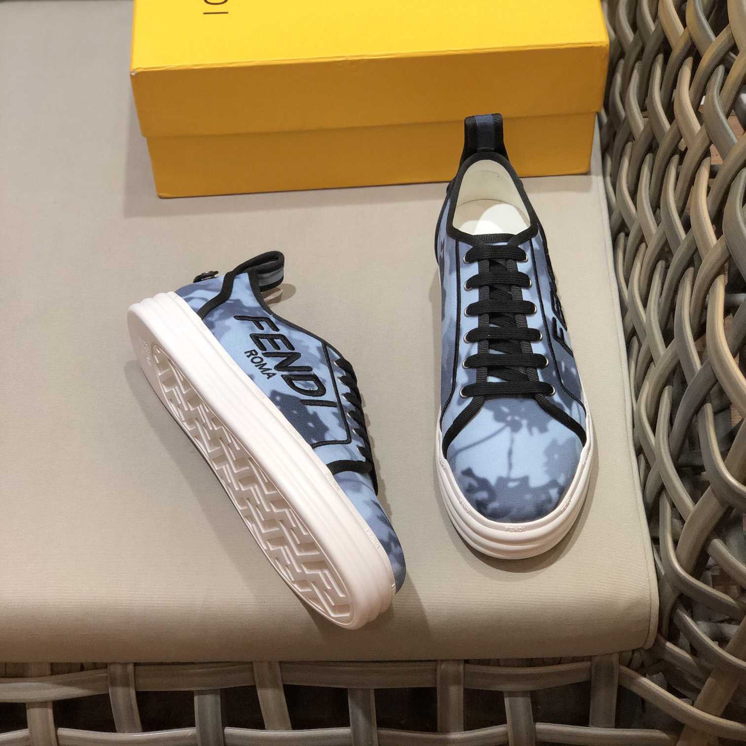 Fendi Rise Canvas Sneaker - PerfectKickZ