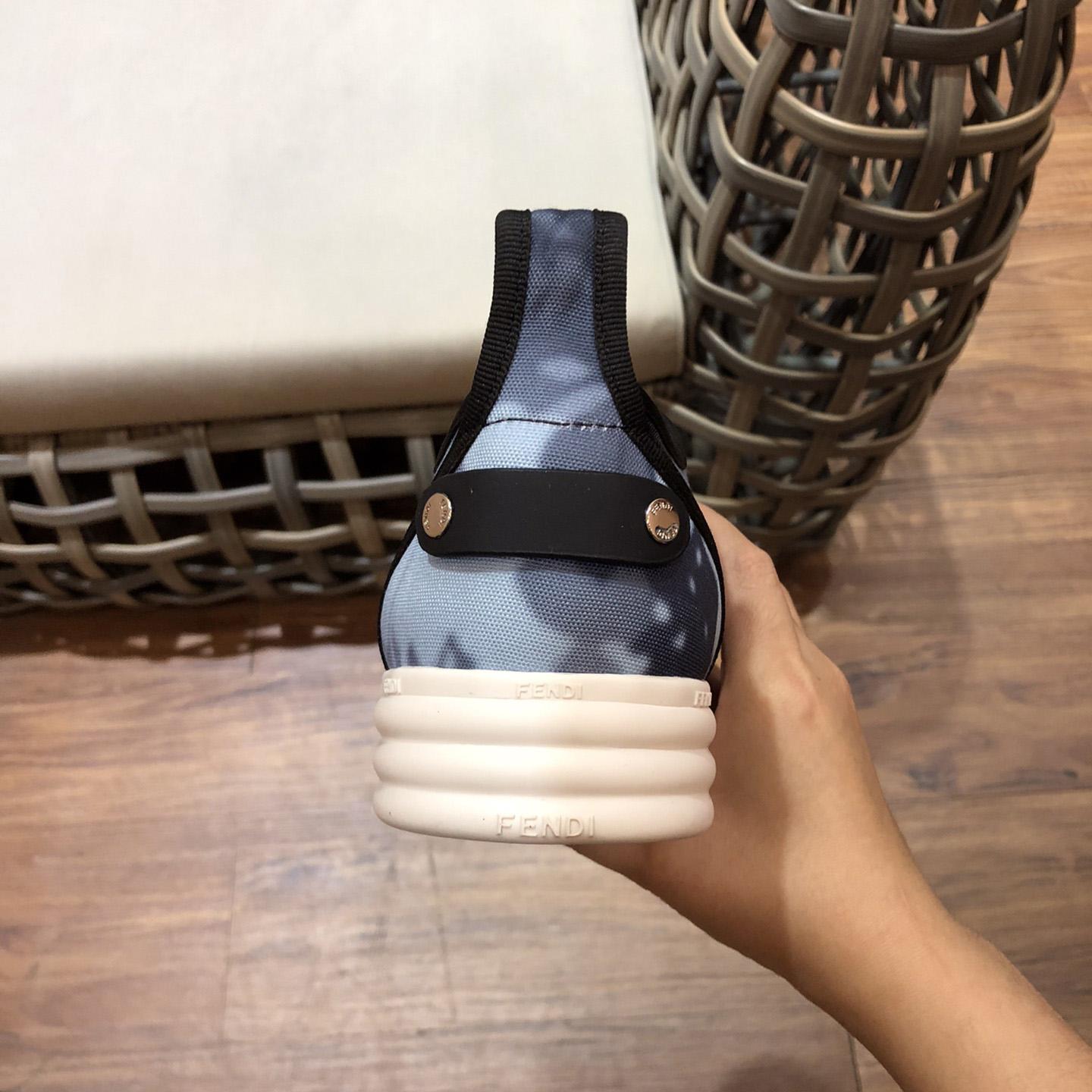 Fendi Rise Canvas Sneaker - PerfectKickZ