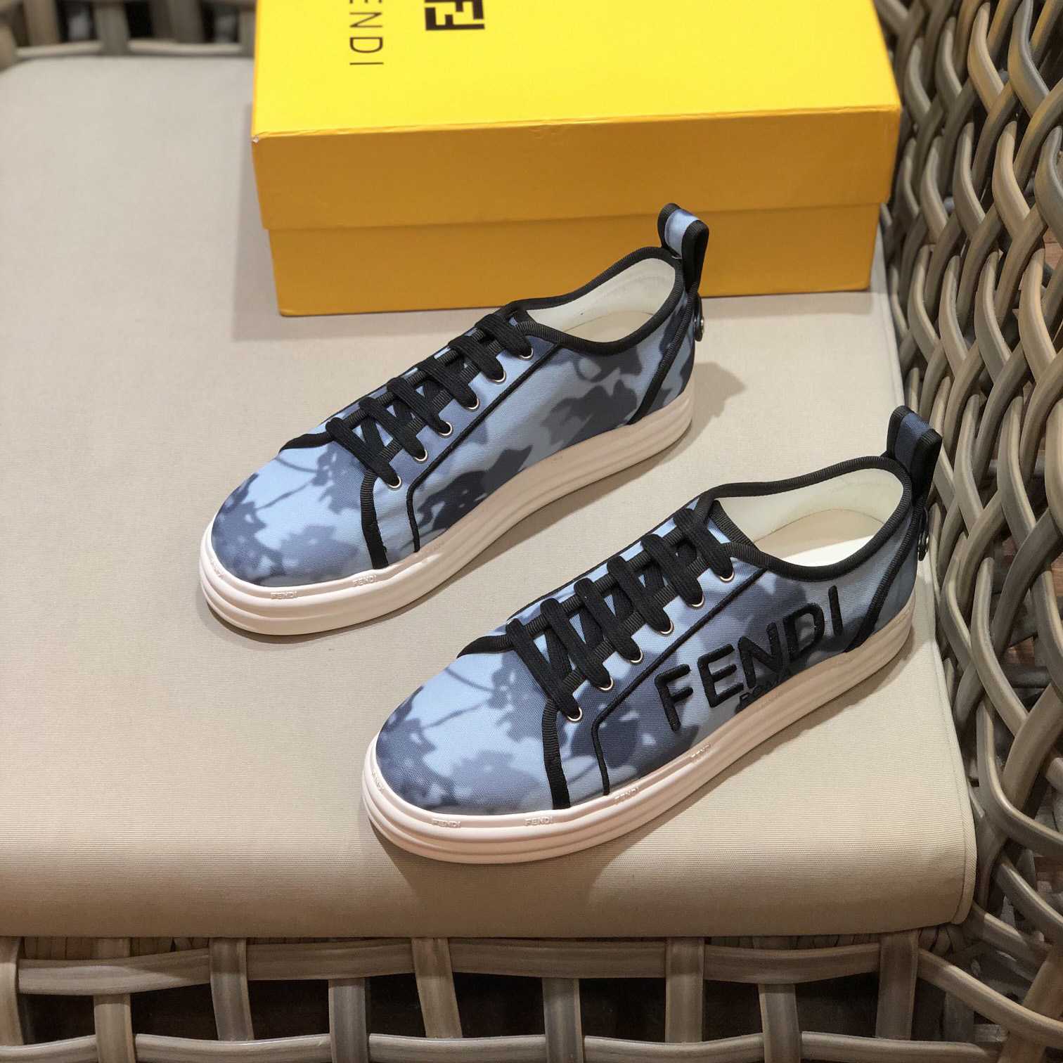 Fendi Rise Canvas Sneaker - PerfectKickZ
