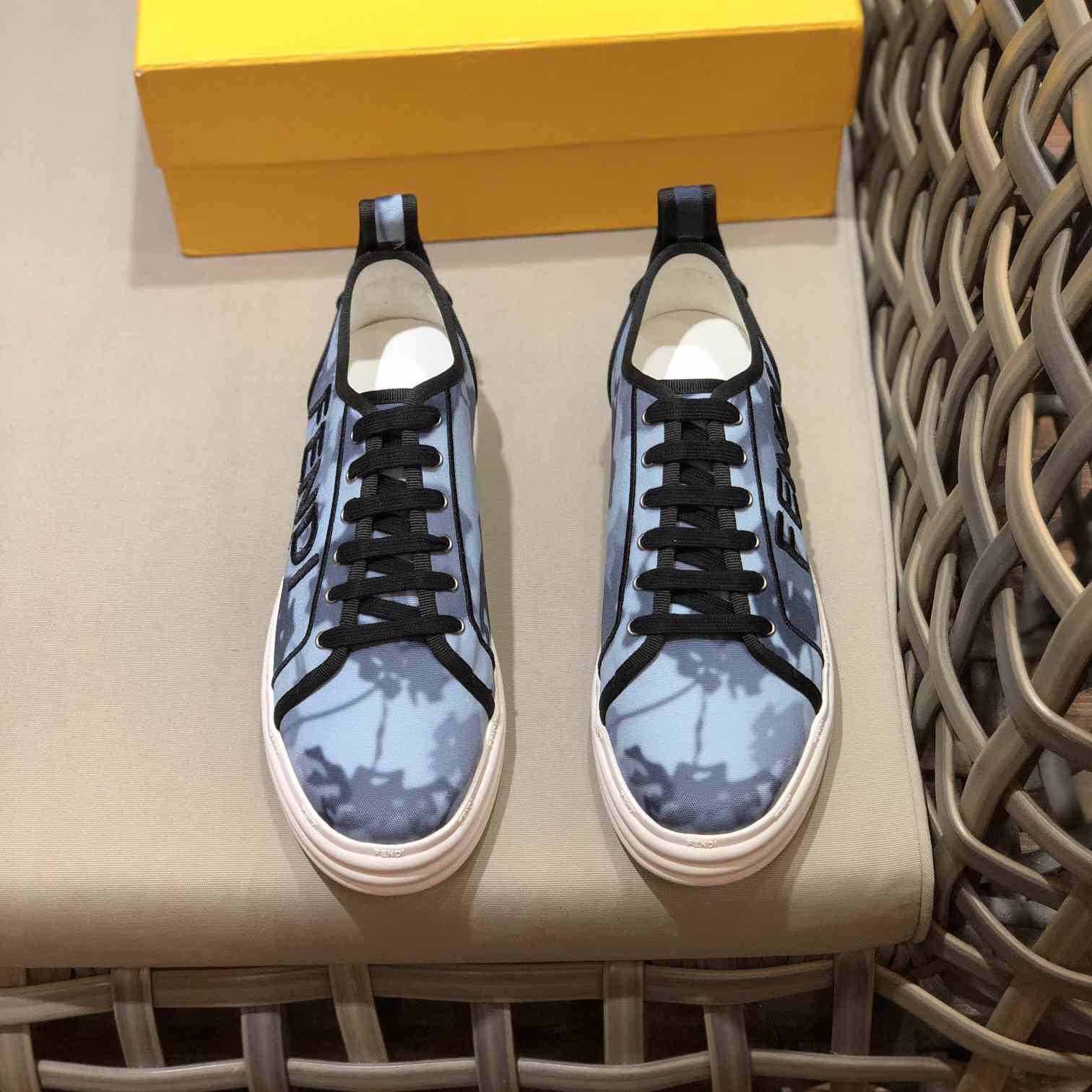 Fendi Rise Canvas Sneaker - PerfectKickZ