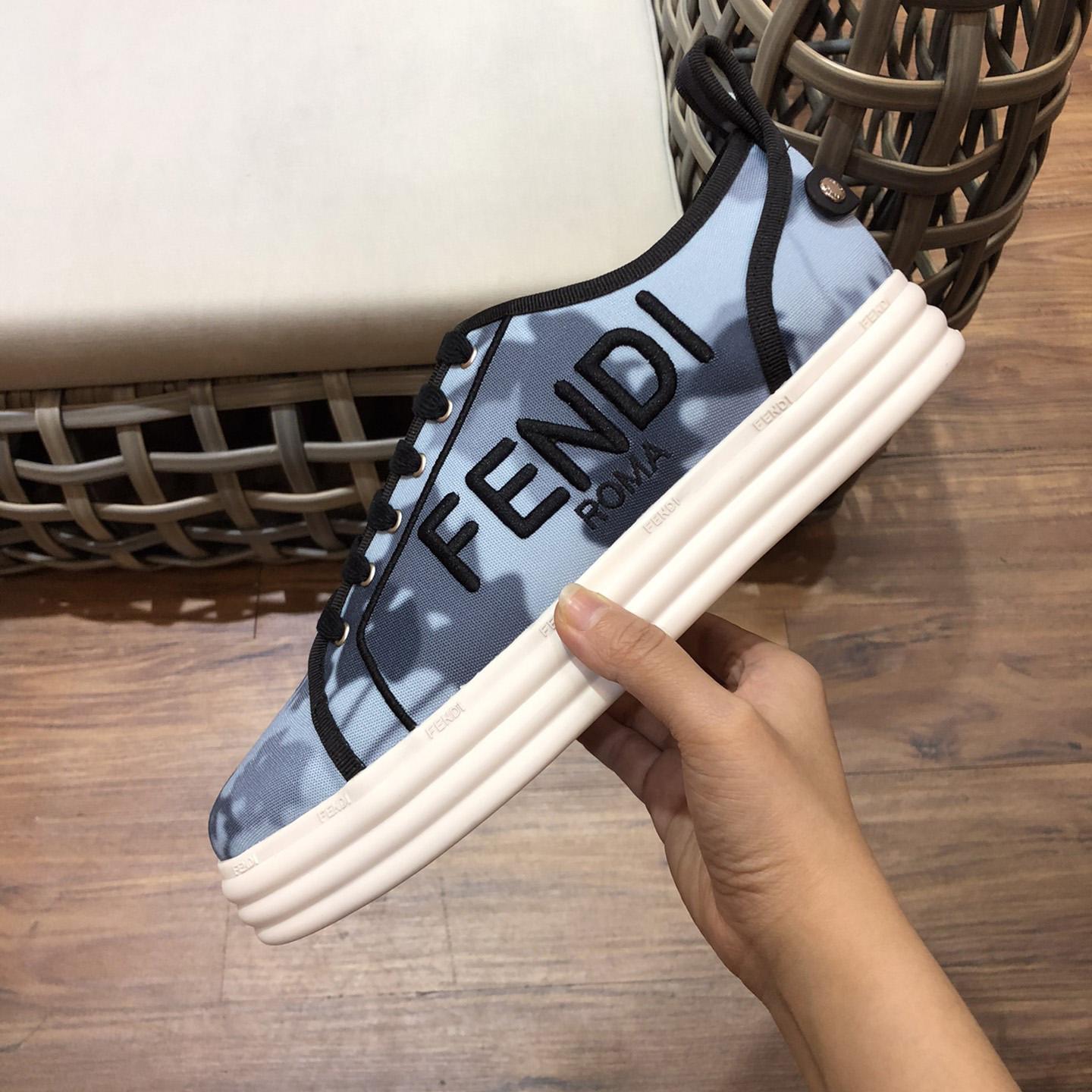 Fendi Rise Canvas Sneaker - PerfectKickZ