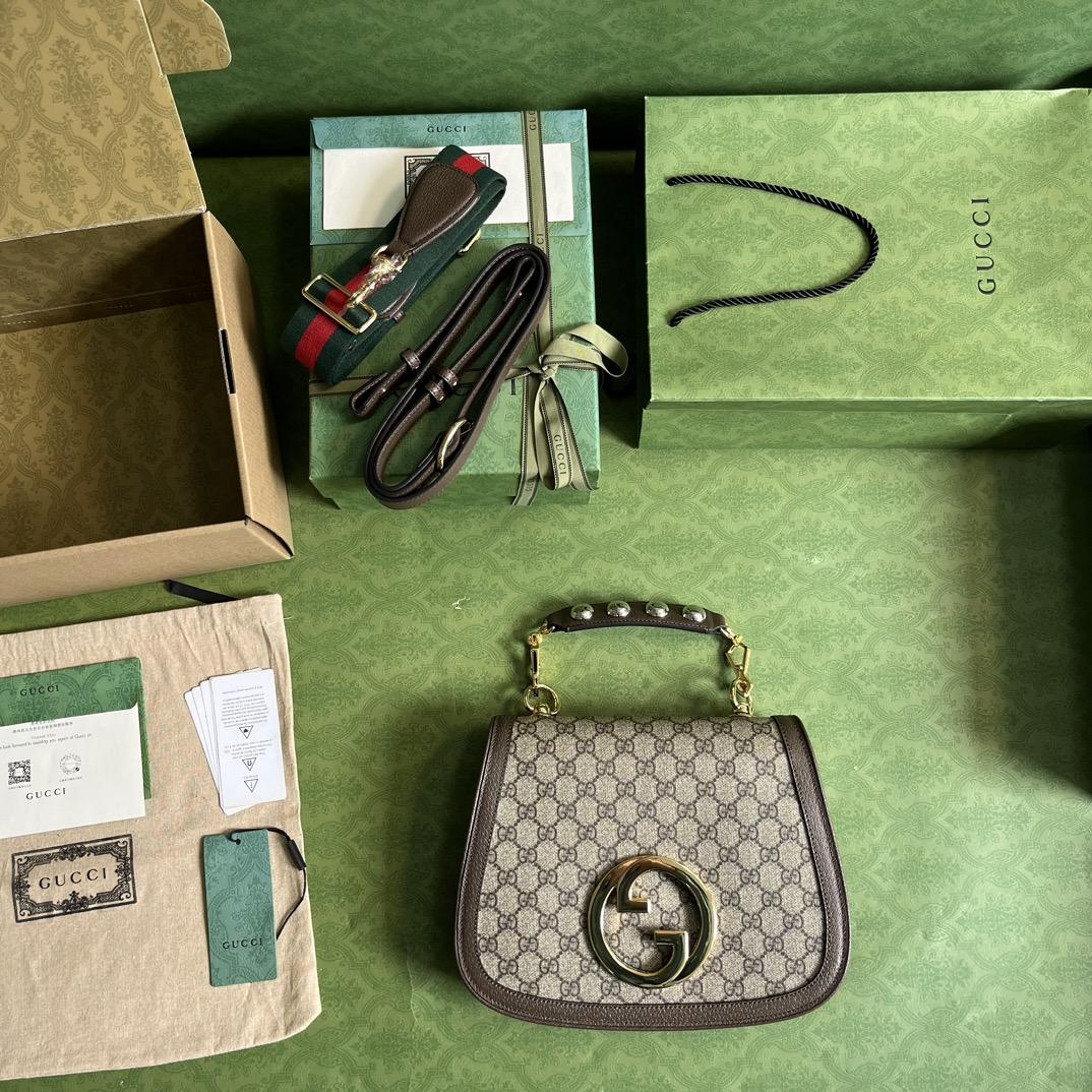 Gucci Blondie Medium Top Handle Bag  (29-22-7cm) - PerfectKickZ