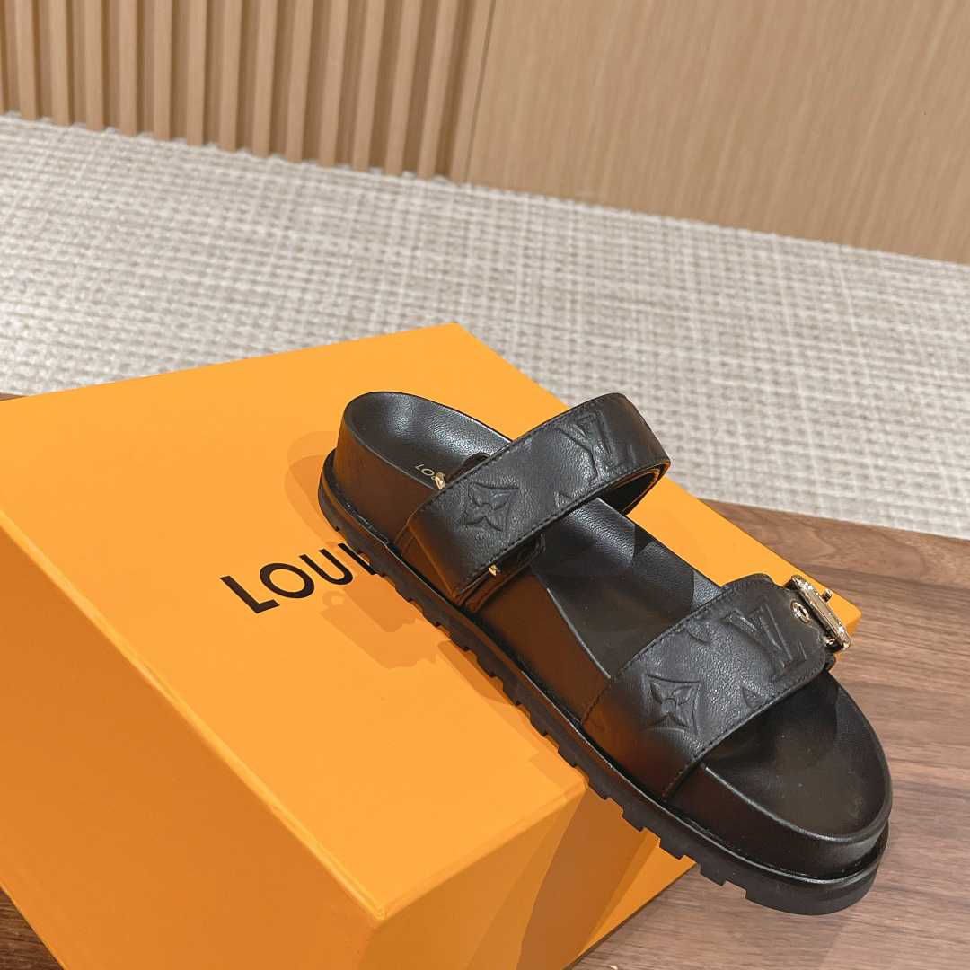Louis Vuitton Bom Dia Flat Comfort Mule   1ABVN5 - PerfectKickZ