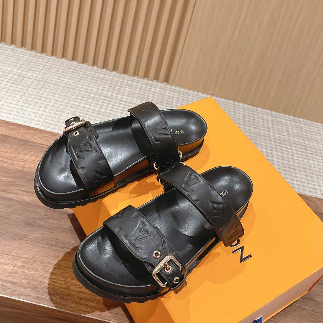 Louis Vuitton Bom Dia Flat Comfort Mule   1ABVN5 - PerfectKickZ