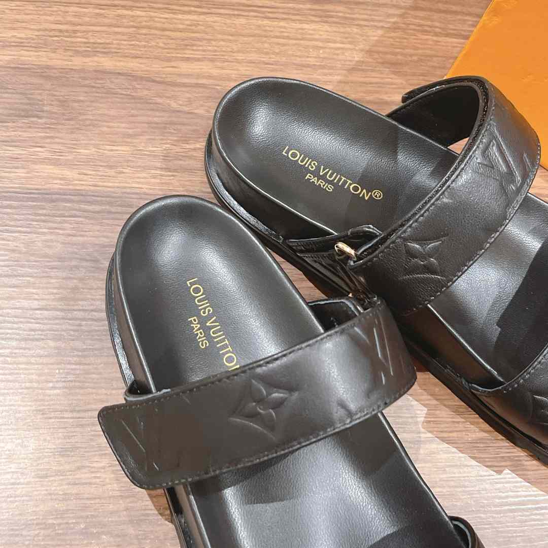 Louis Vuitton Bom Dia Flat Comfort Mule   1ABVN5 - PerfectKickZ