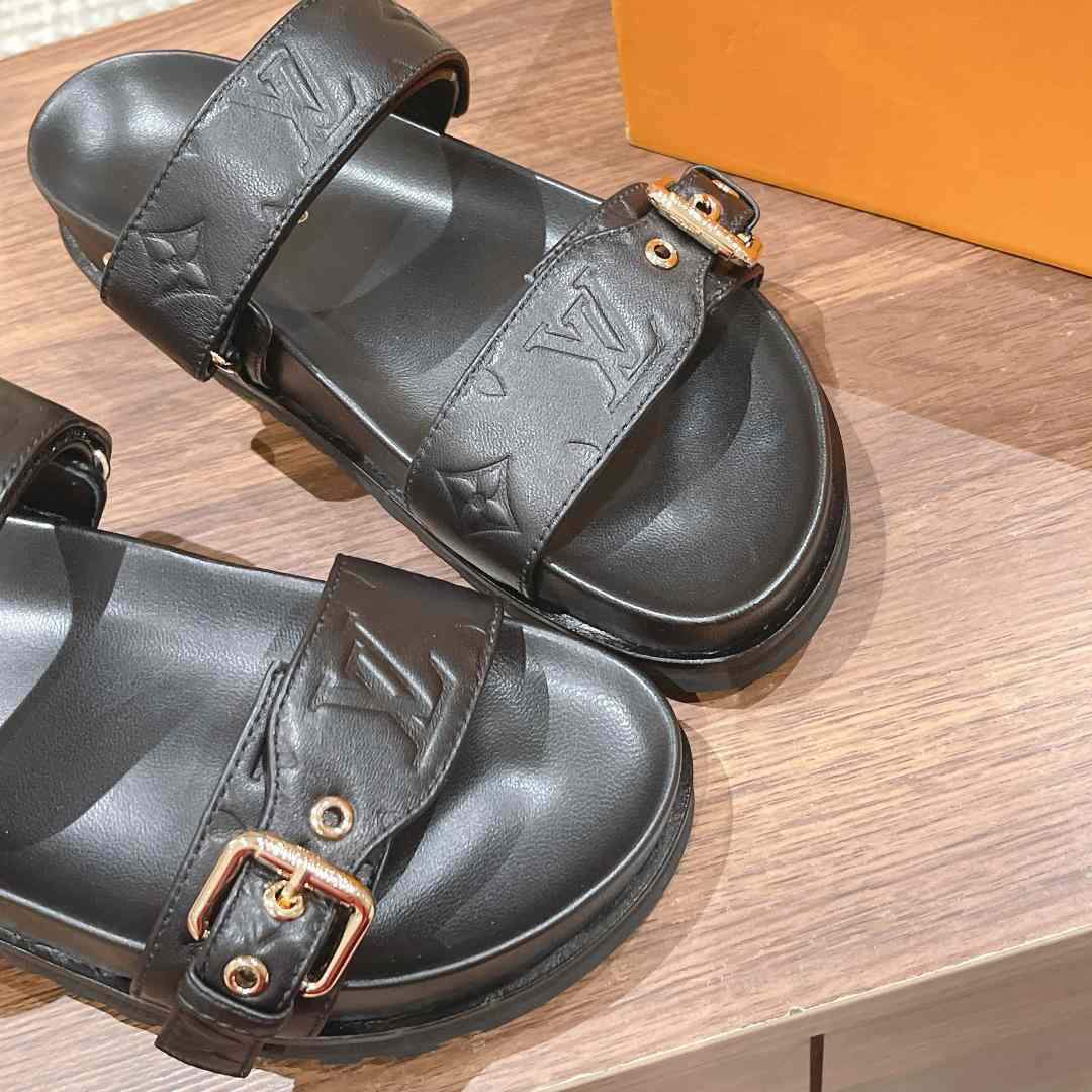 Louis Vuitton Bom Dia Flat Comfort Mule   1ABVN5 - PerfectKickZ
