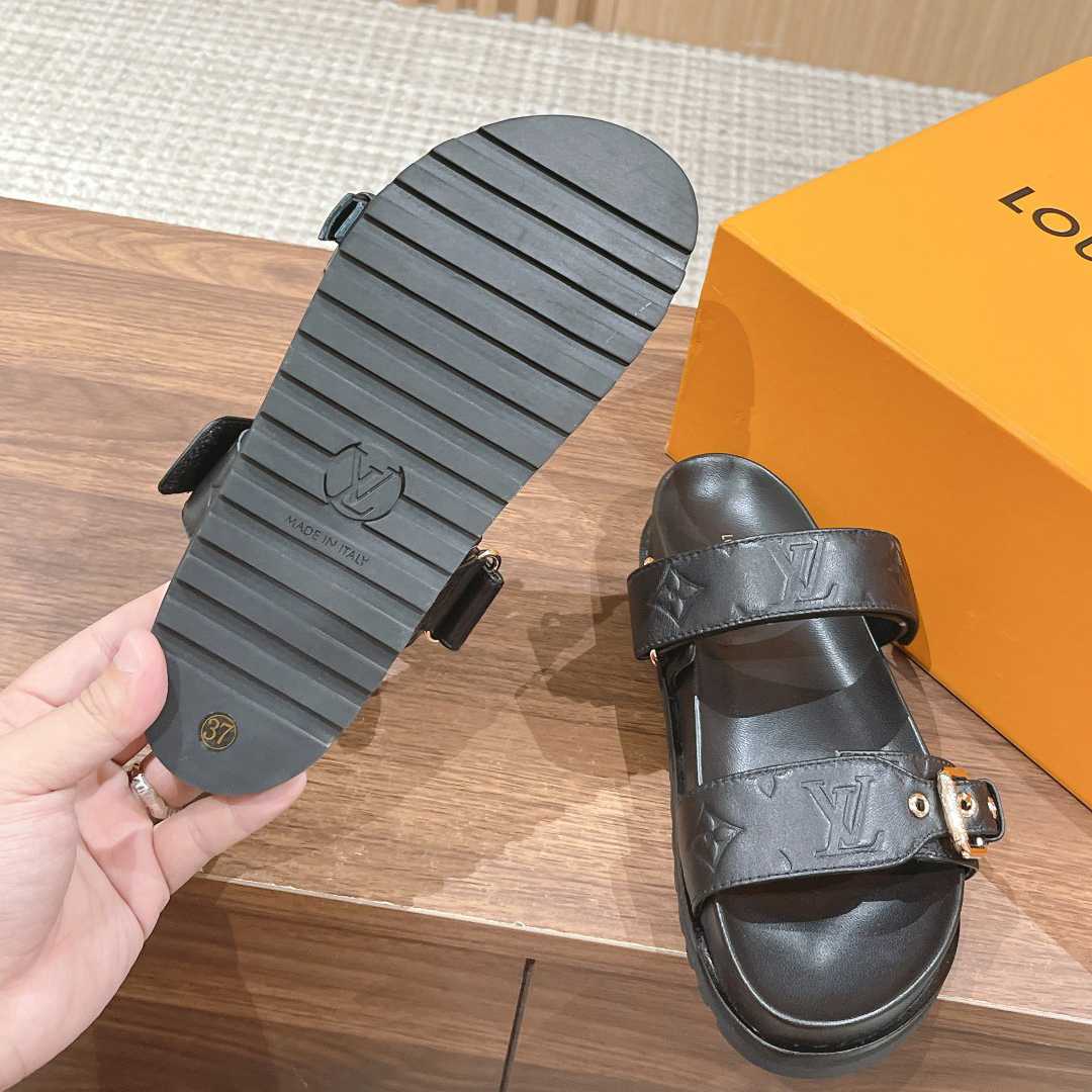 Louis Vuitton Bom Dia Flat Comfort Mule   1ABVN5 - PerfectKickZ