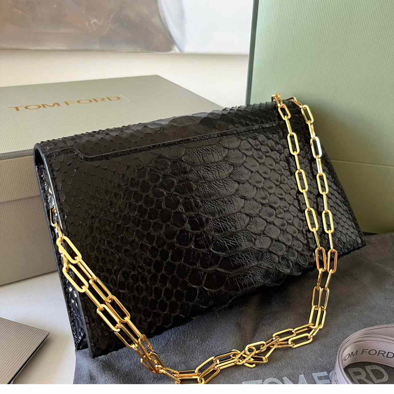 Tom Ford Leather TF Bag (21-13-6cm) - PerfectKickZ