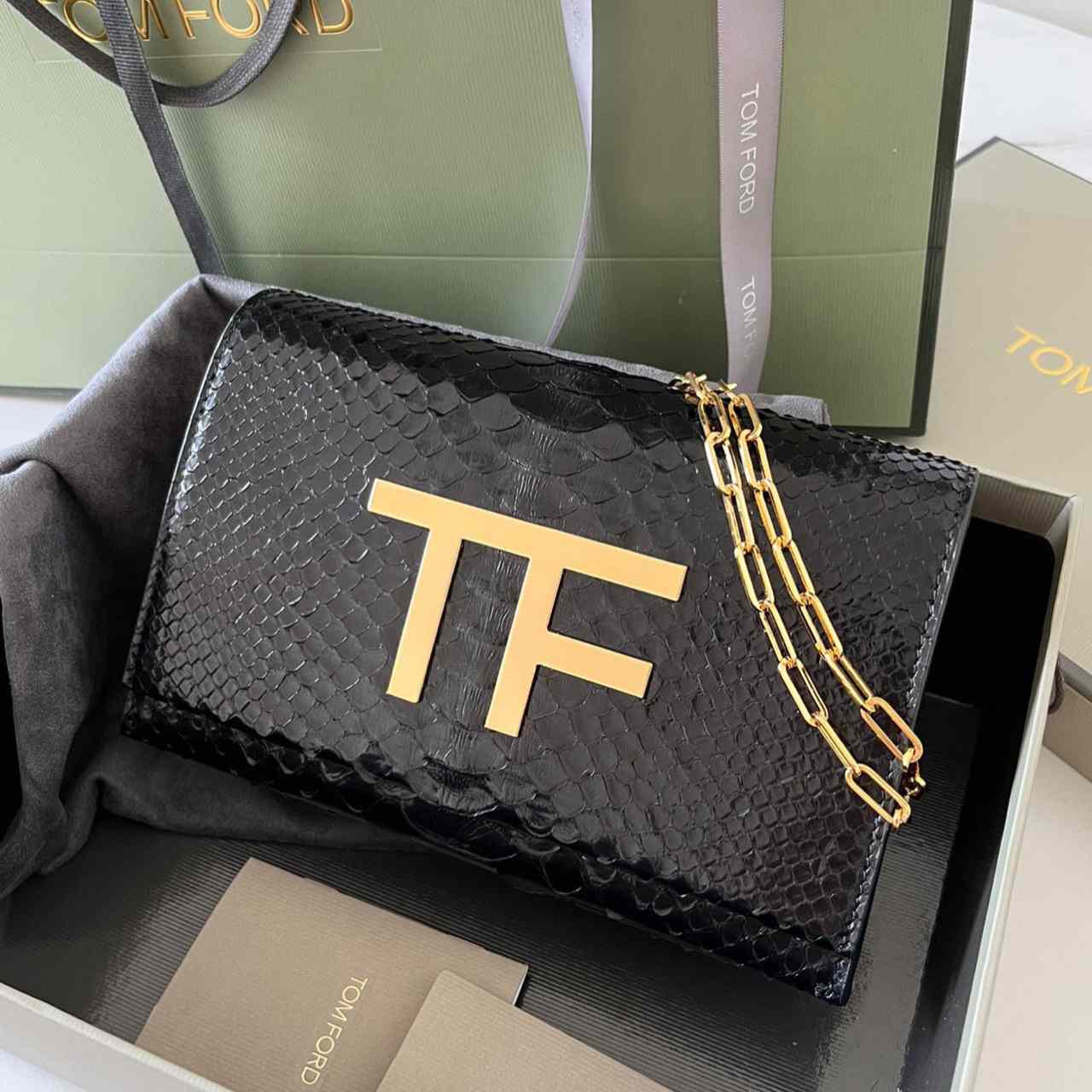 Tom Ford Leather TF Bag (21-13-6cm) - PerfectKickZ