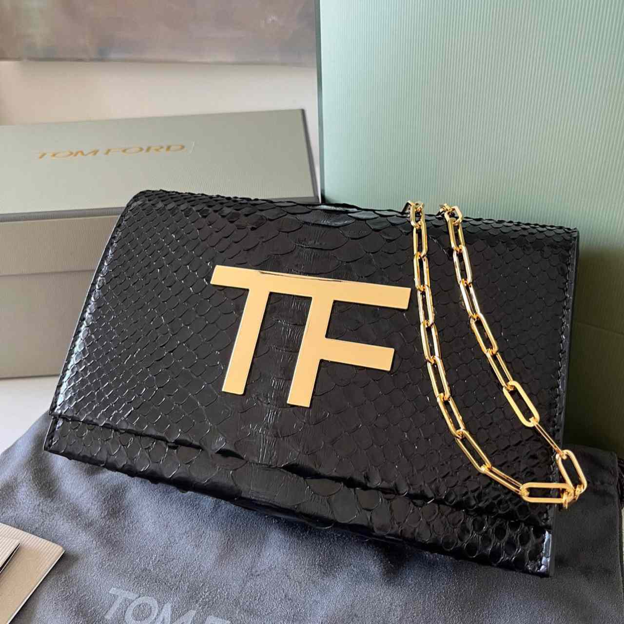 Tom Ford Leather TF Bag (21-13-6cm) - PerfectKickZ