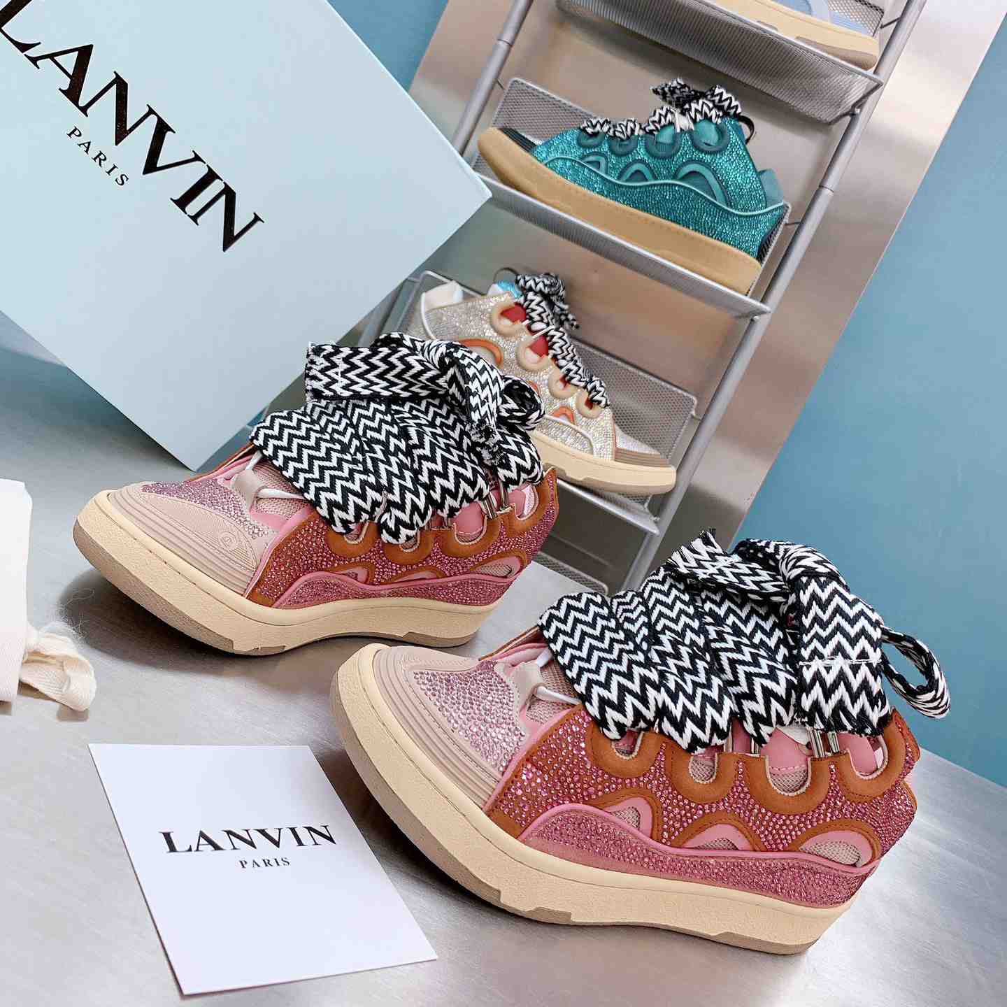 Lanvin Curb Low-top Sneakers - PerfectKickZ