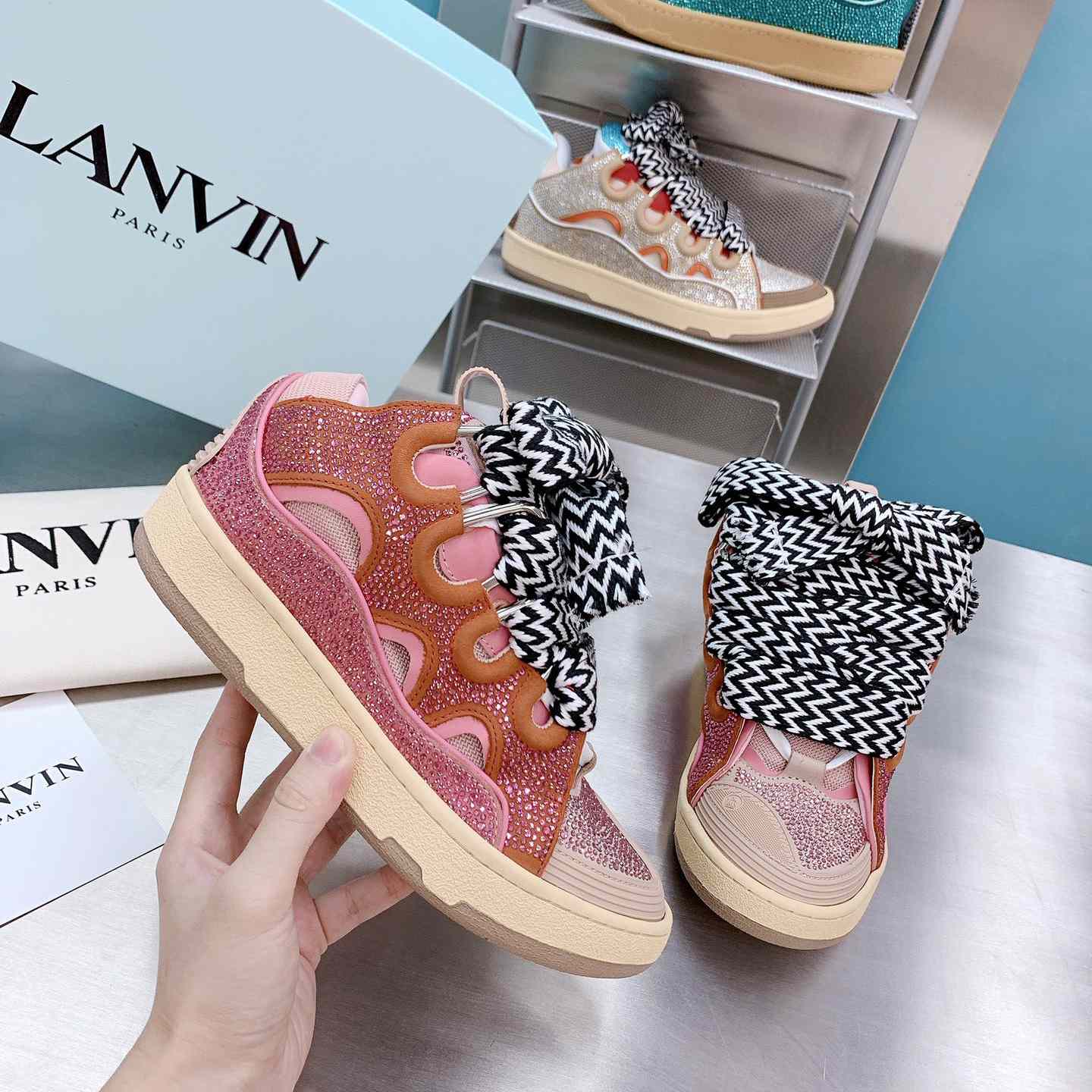 Lanvin Curb Low-top Sneakers - PerfectKickZ