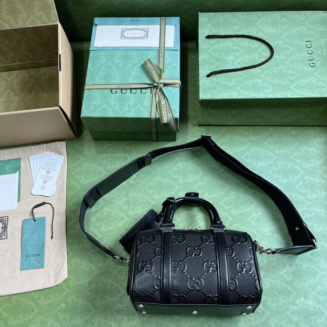 Gucci Jumbo GG Mini Duffle Bag (22-15-12.5cm) - PerfectKickZ