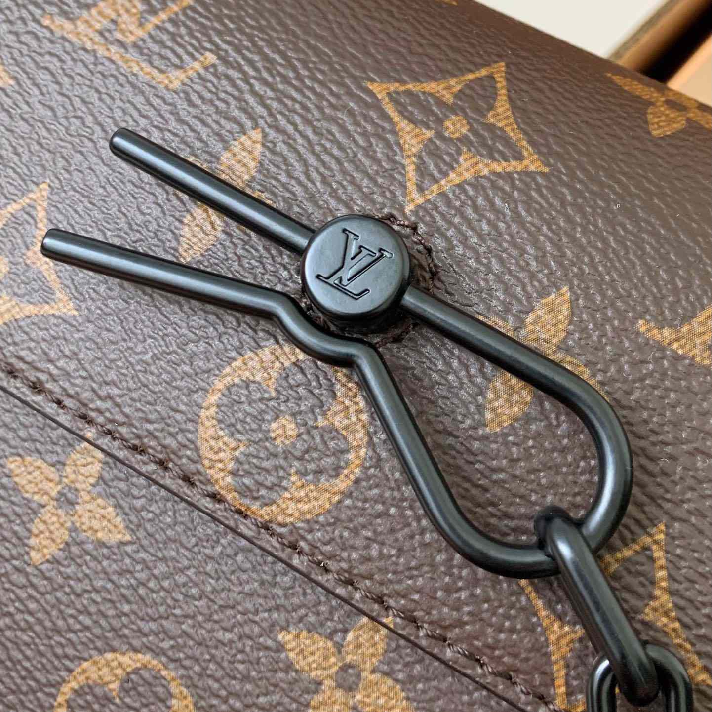 Louis Vuitton Steamer Wearable Wallet Monogram Macassar(18*11*6.5cm)  M82534 - PerfectKickZ