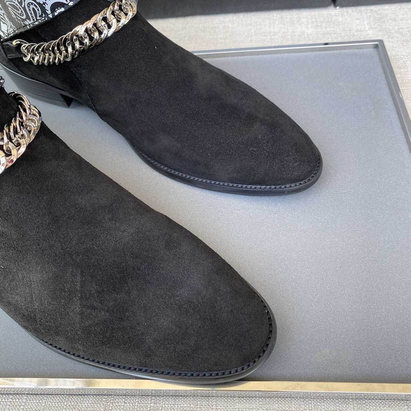 Amiri Buckle-detail 40mm Suede Boots - 