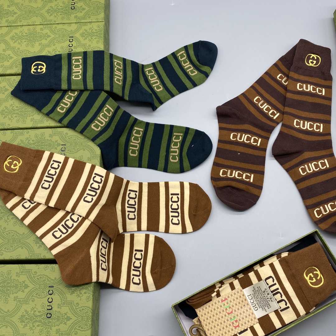 Gucci GG Socks/Box - PerfectKickZ