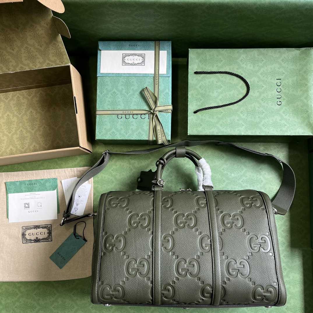 Gucci Jumbo GG Small Duffle Bag (45-29-25cm) - PerfectKickZ