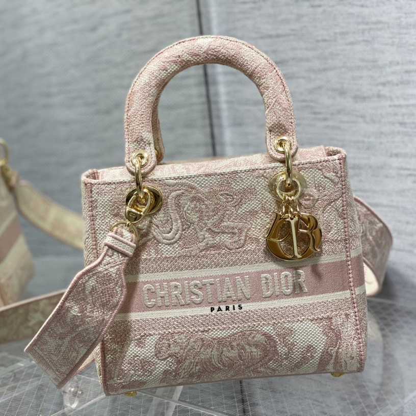 Dior Medium Lady D-lite Bag( 24--20-11cm) - PerfectKickZ