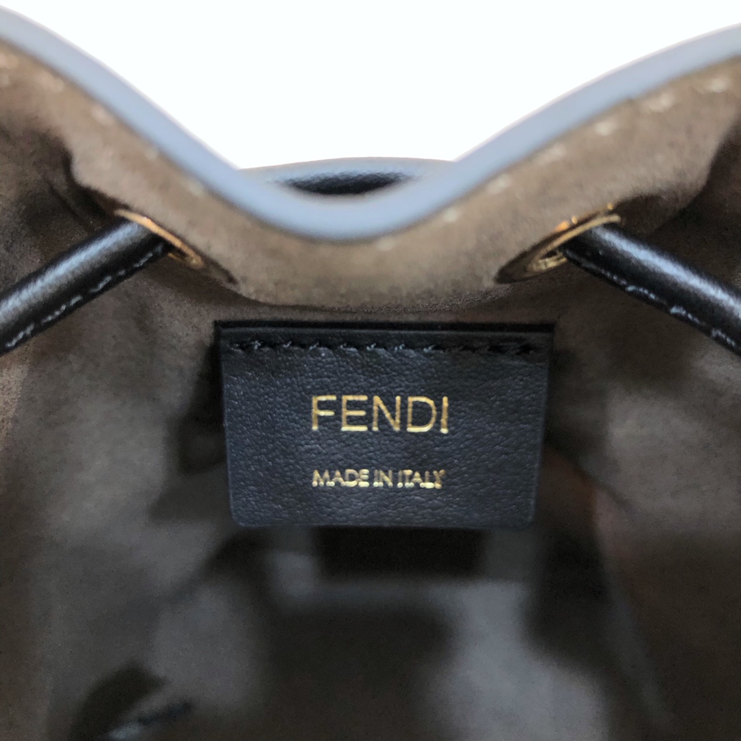Fendi Tresor Black Leather Mini-bag - PerfectKickZ
