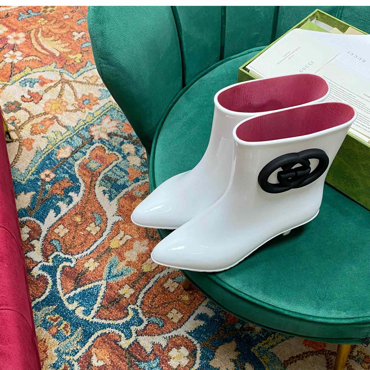 Gucci Women's Interlocking G Ankle Boot - PerfectKickZ