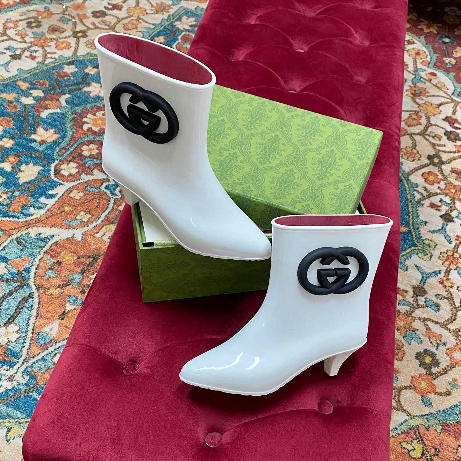 Gucci Women's Interlocking G Ankle Boot - PerfectKickZ