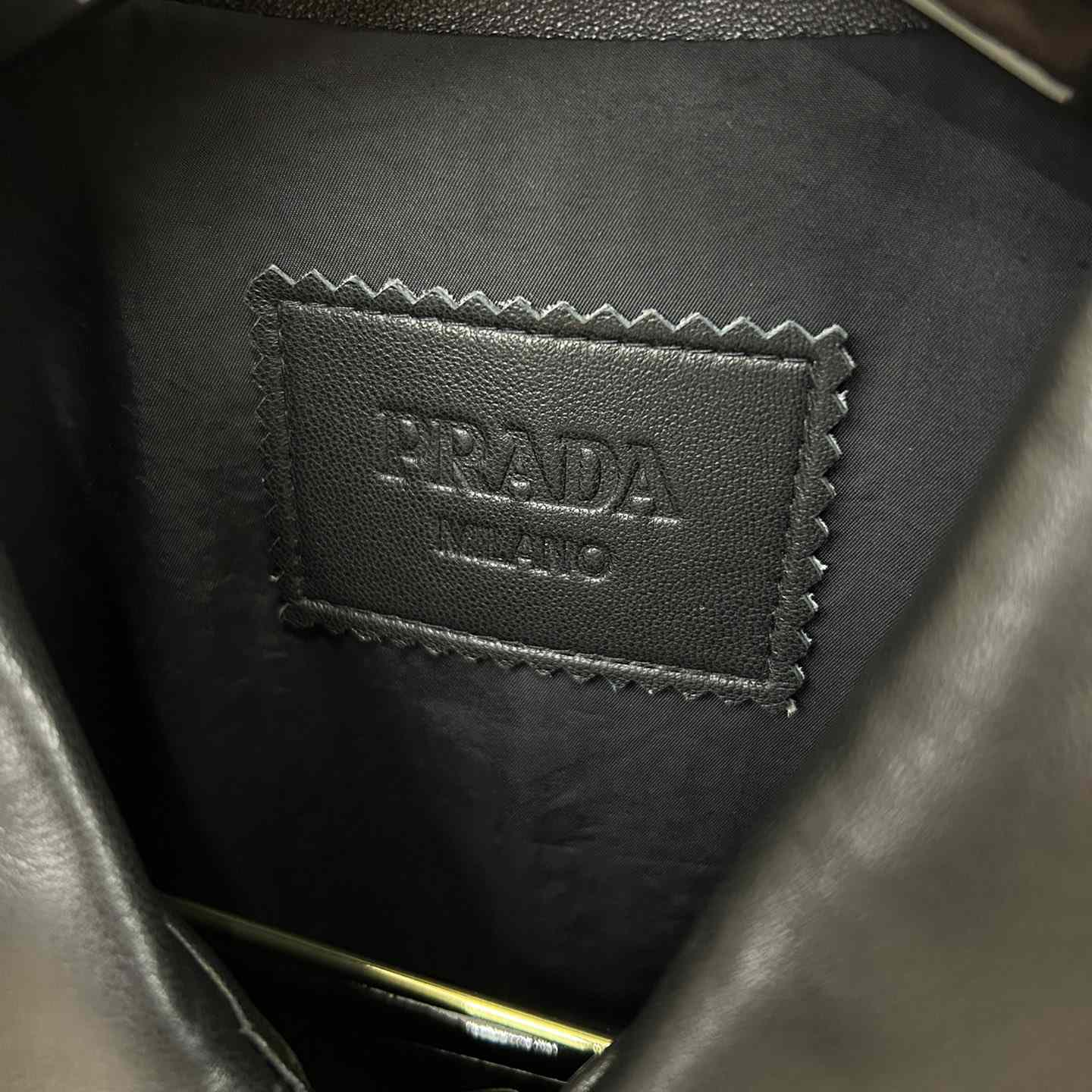 Prada Nappa Leather Shirt - PerfectKickZ