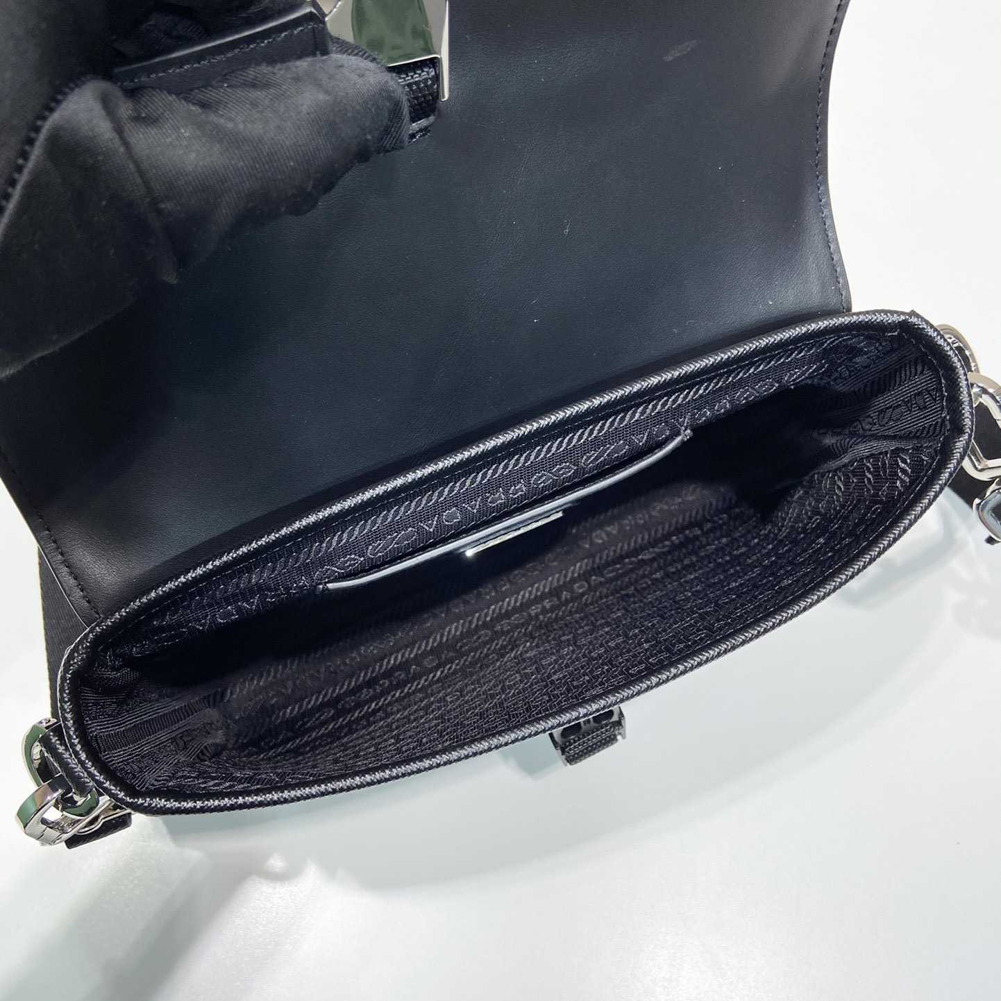 Prada Re-Nylon And Saffiano Shoulder Bag - PerfectKickZ