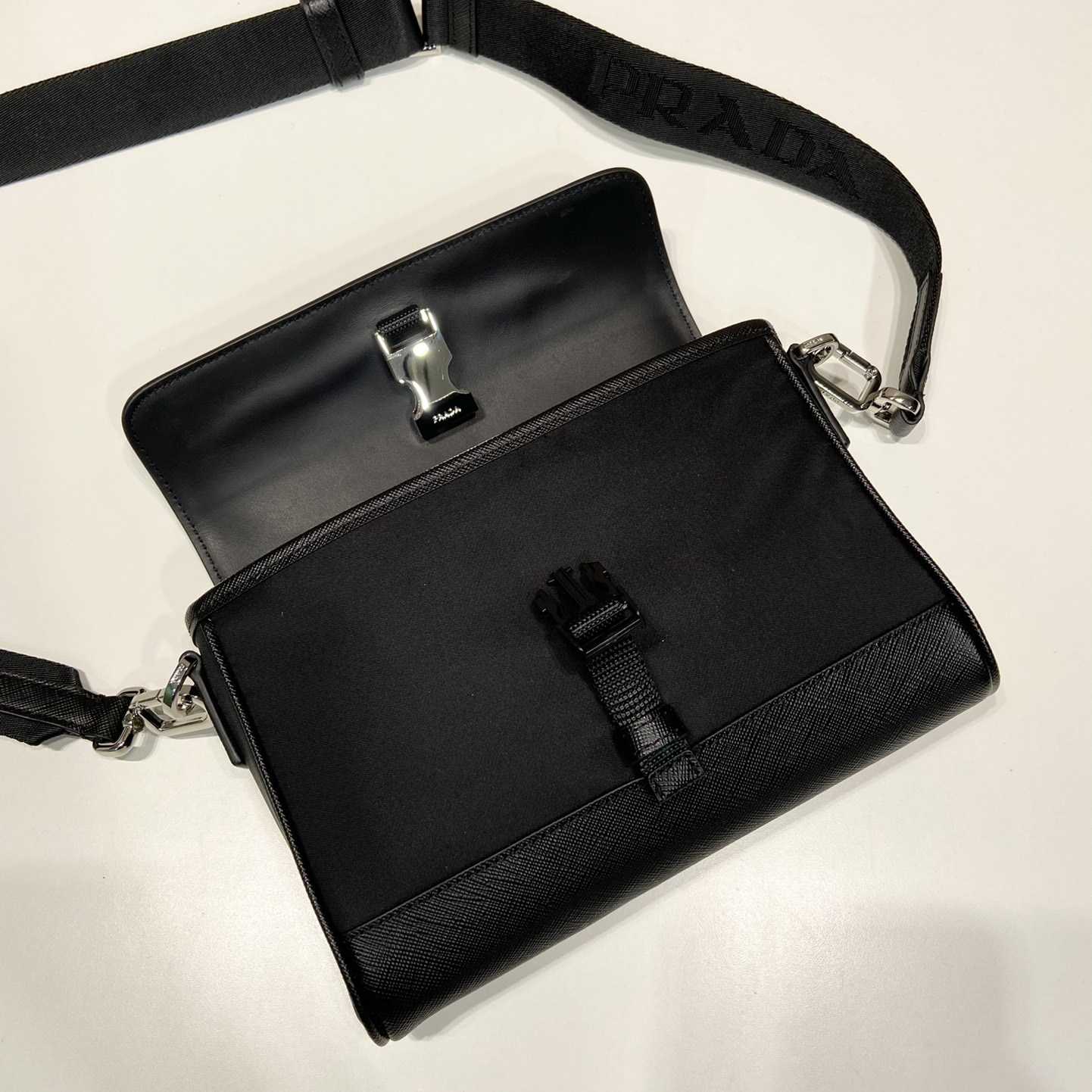 Prada Re-Nylon And Saffiano Shoulder Bag - PerfectKickZ