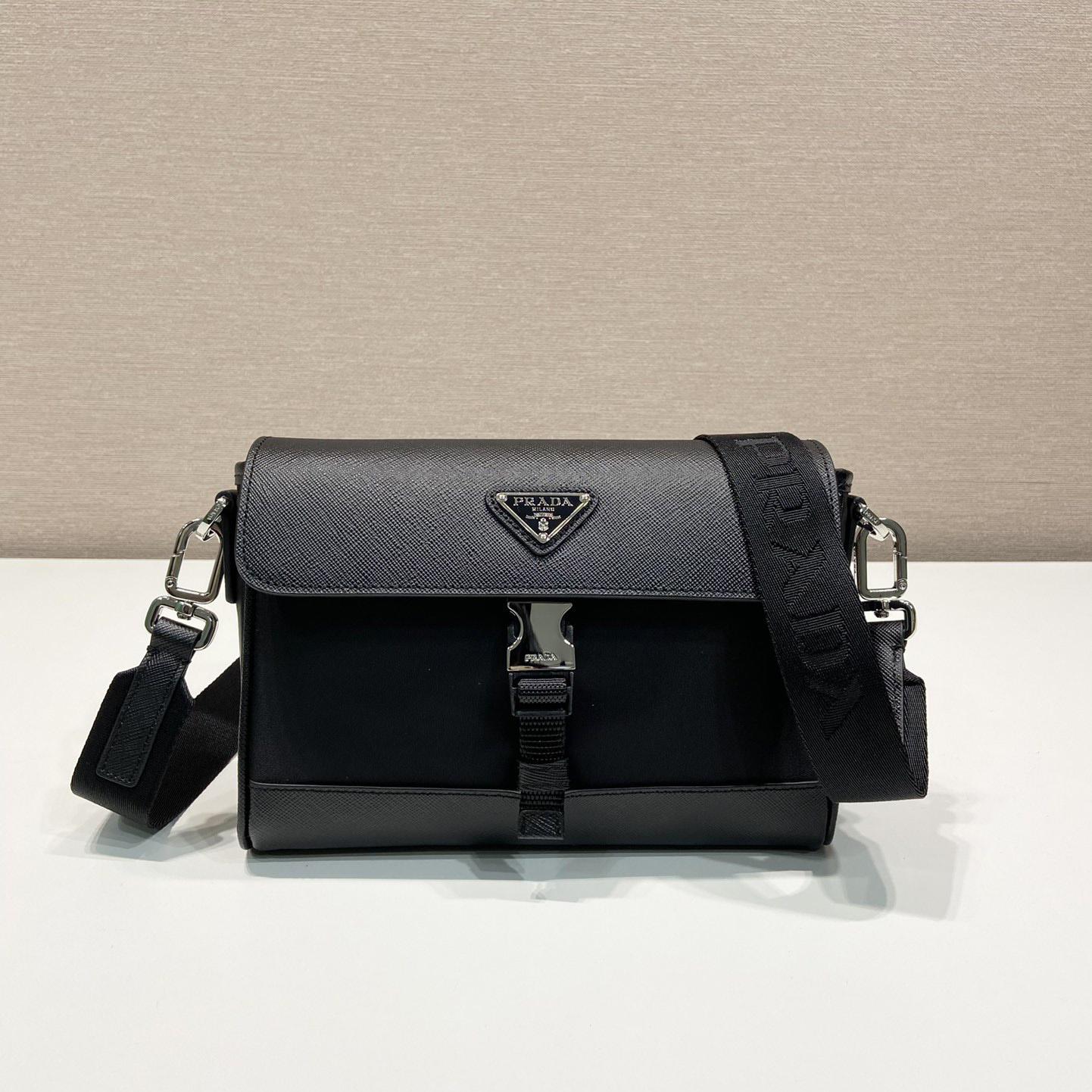 Prada Re-Nylon And Saffiano Shoulder Bag - PerfectKickZ