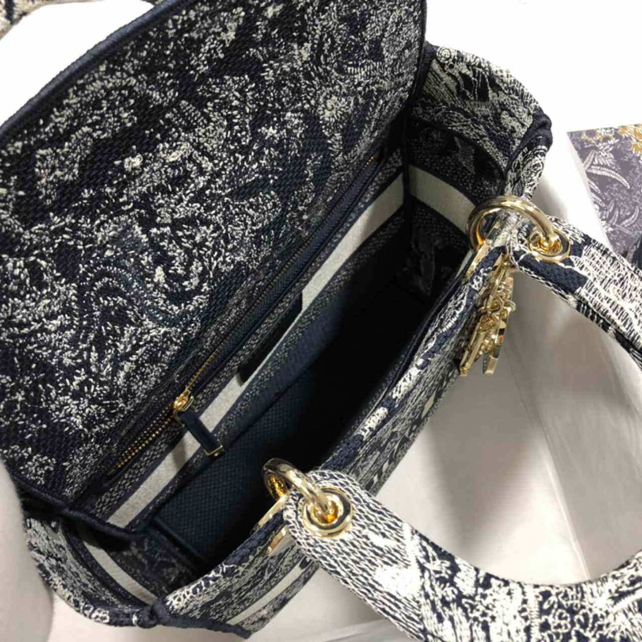 Dior Medium Lady D-lite Bag( 24--20-11cm) - PerfectKickZ