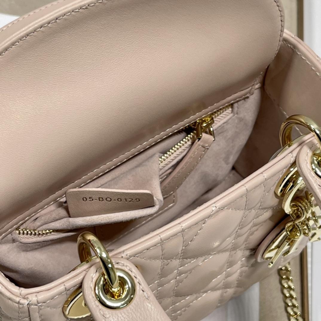 Dior Lady Dior Bag  (17 x 7.5x 14cm) - PerfectKickZ