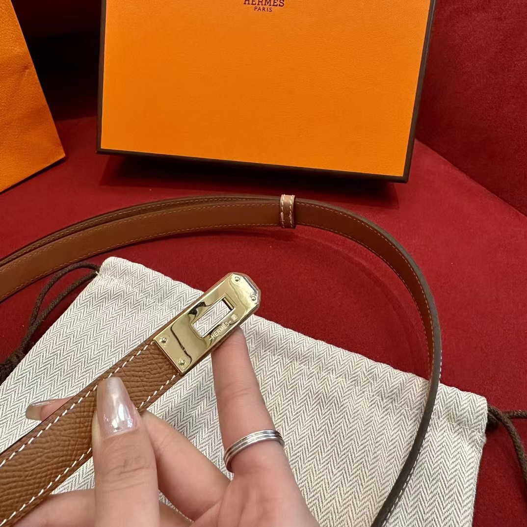 Hermes Authenticated Kelly Belt Leather - PerfectKickZ