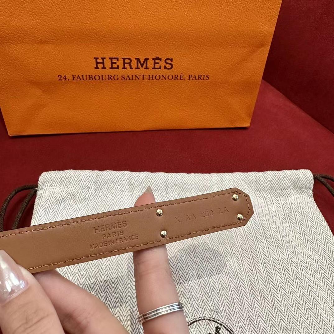 Hermes Authenticated Kelly Belt Leather - 