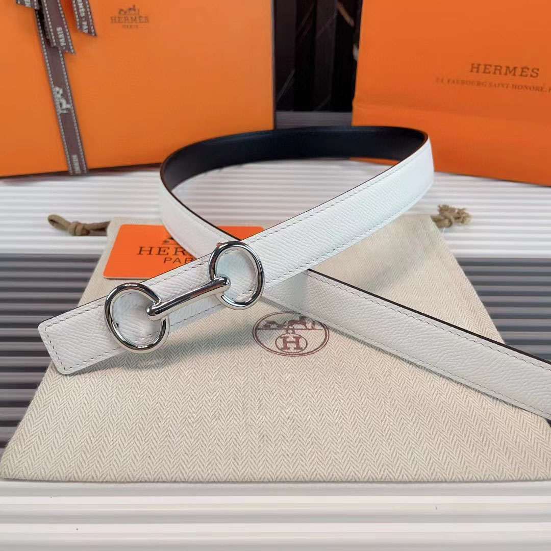 Hermes Heritage Belt Buckle & Reversible Leather Strap  - PerfectKickZ