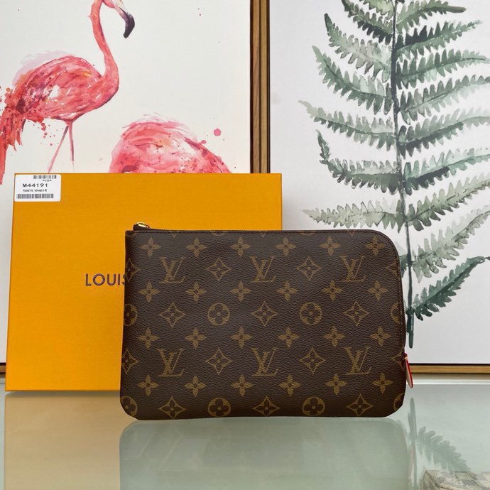 Louis Vuitton Monogram Pouch (24 x 1 x 17cm)M44191 - PerfectKickZ