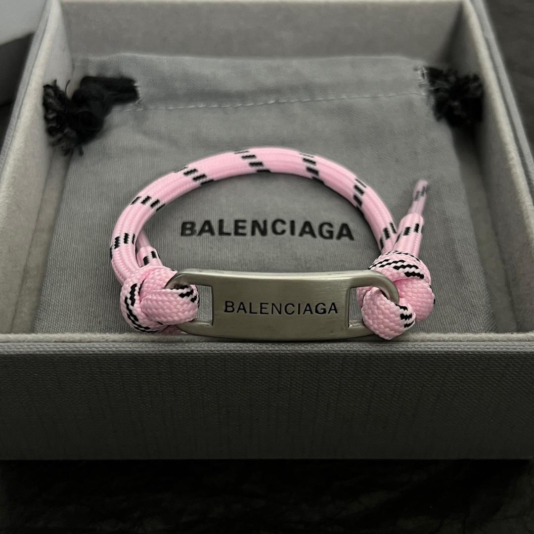 Balenciaga Plate Bracelet in Fluo Pink - PerfectKickZ