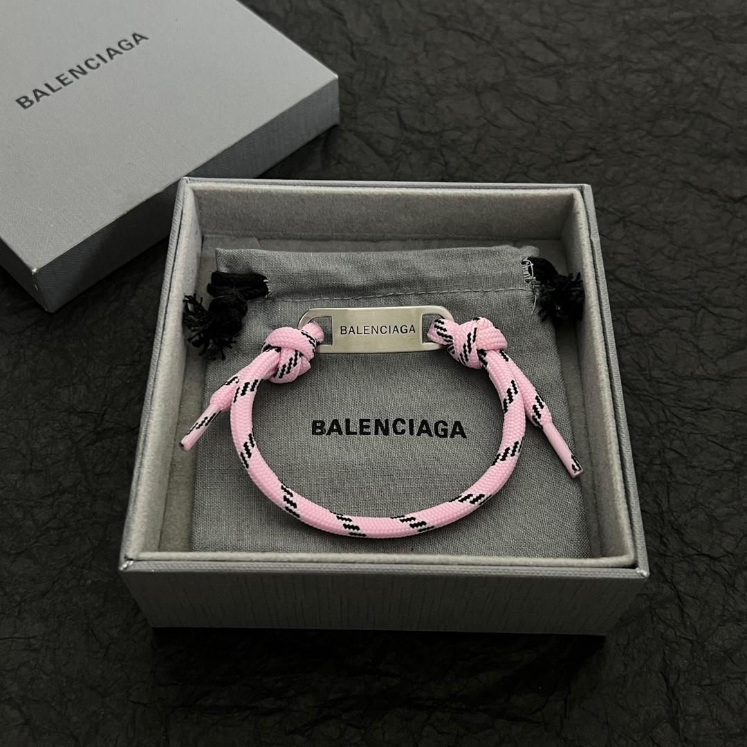 Balenciaga Plate Bracelet in Fluo Pink - PerfectKickZ