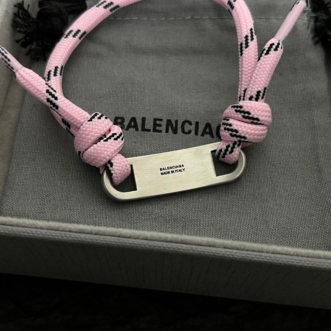 Balenciaga Plate Bracelet in Fluo Pink - PerfectKickZ