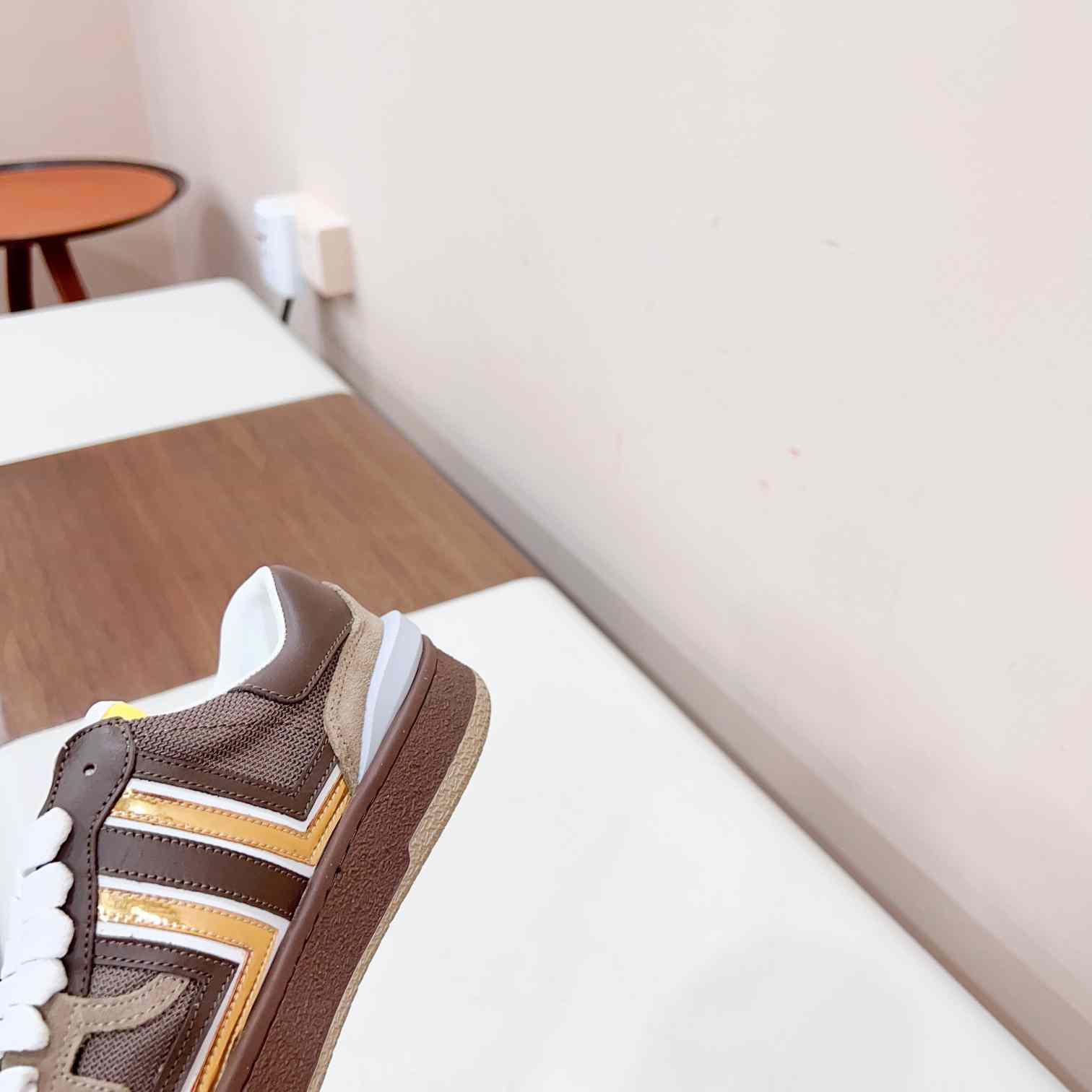 Lanvin Leather Low-top Clay Sneakers - PerfectKickZ