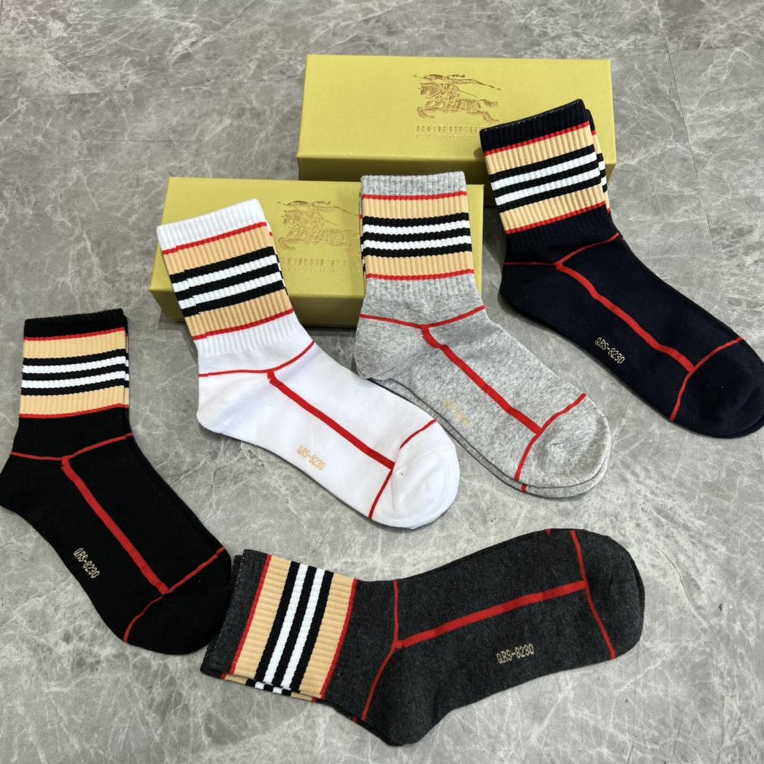 Burberry Socks/Box - PerfectKickZ