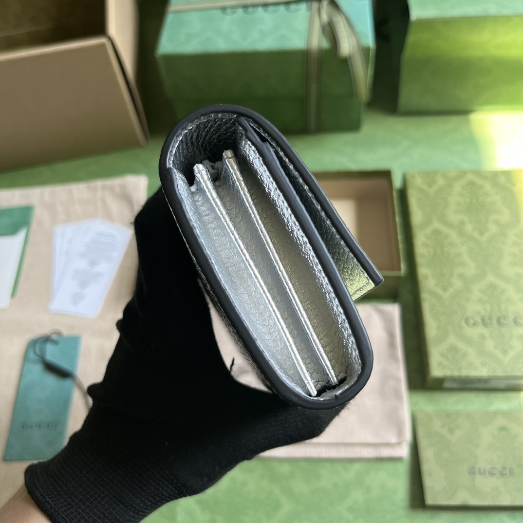 Gucci GG Marmont Continental Wallet  - PerfectKickZ