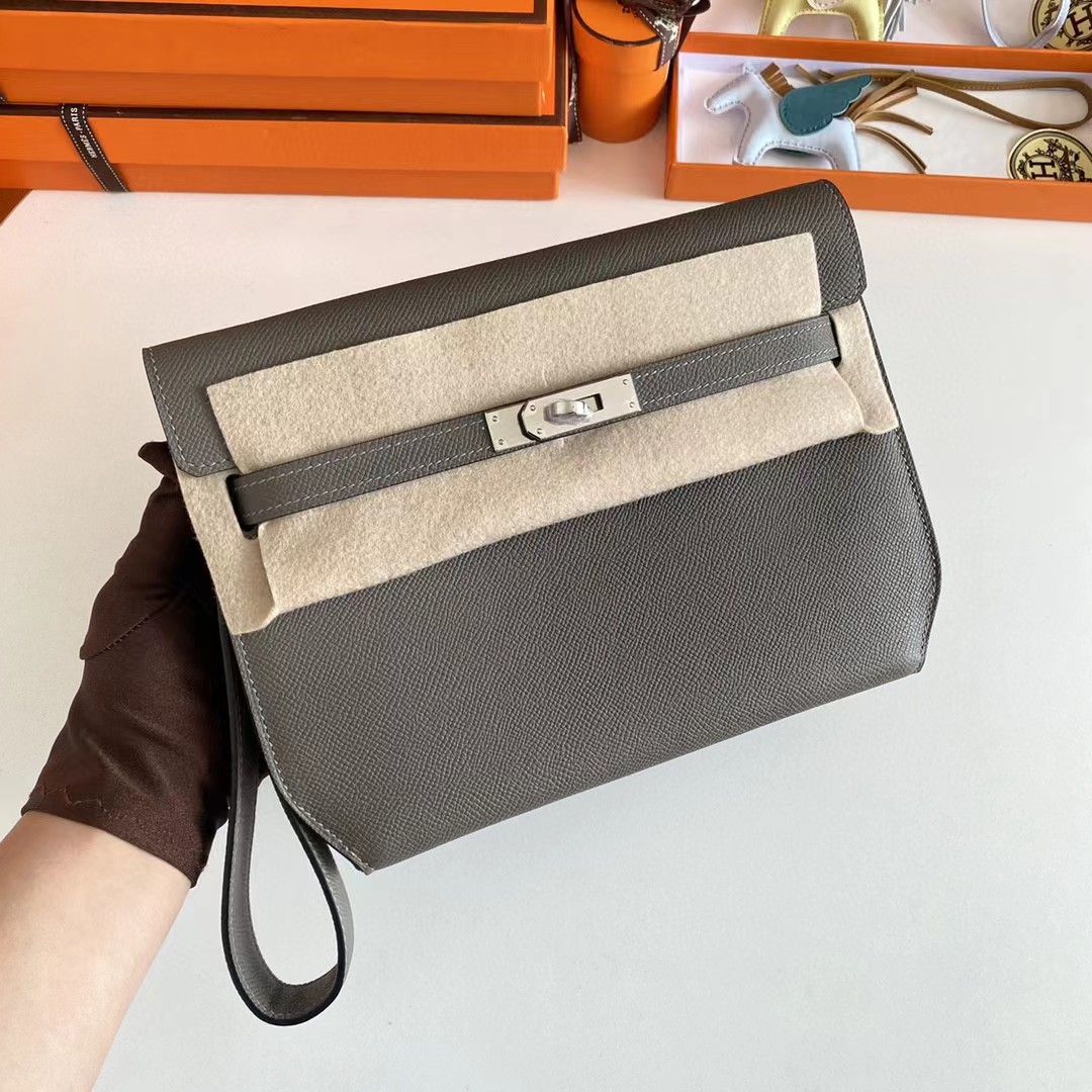 Hermes Kelly Dépêches Leather Bag (25-19-5cm) - PerfectKickZ