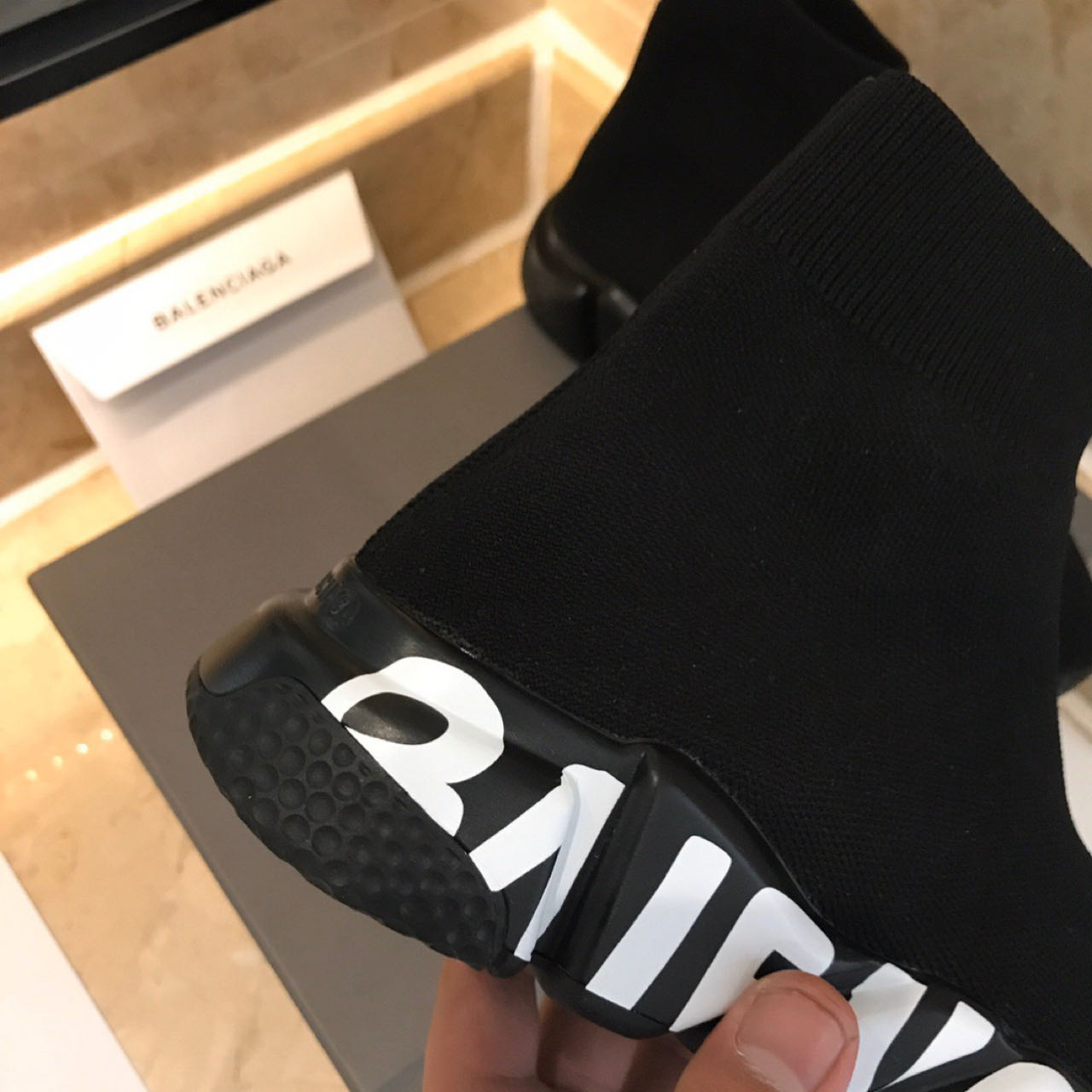 Balenciaga Speed Sneaker In Black  - 