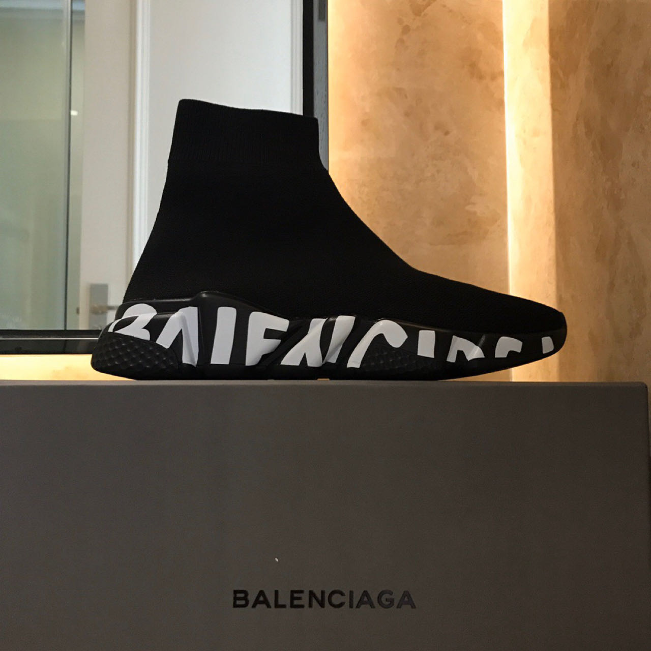 Balenciaga Speed Sneaker In Black  - 