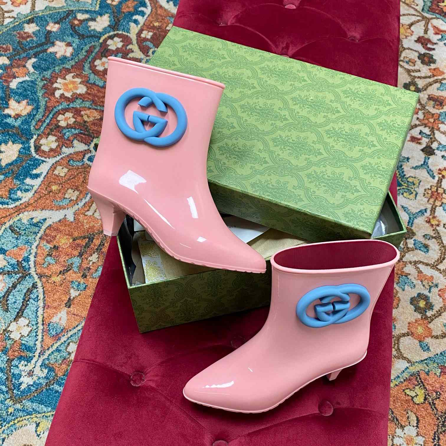 Gucci Women's Interlocking G Ankle Boot - PerfectKickZ
